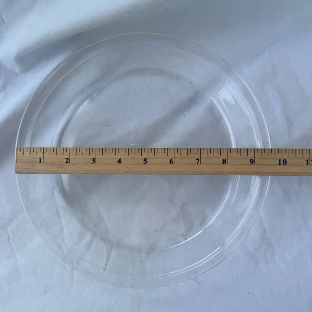 Pyrex Clear Glass Pie Dish Plate 209 9.5” Diameter